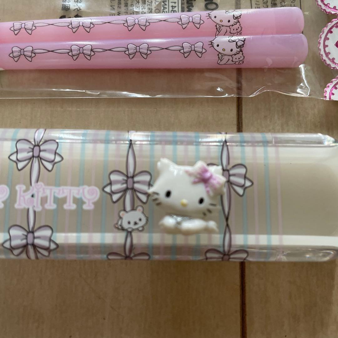 平成 チャーミーキティ 箸 箸ケース レトロ 希少 立体キティ - メルカリ
