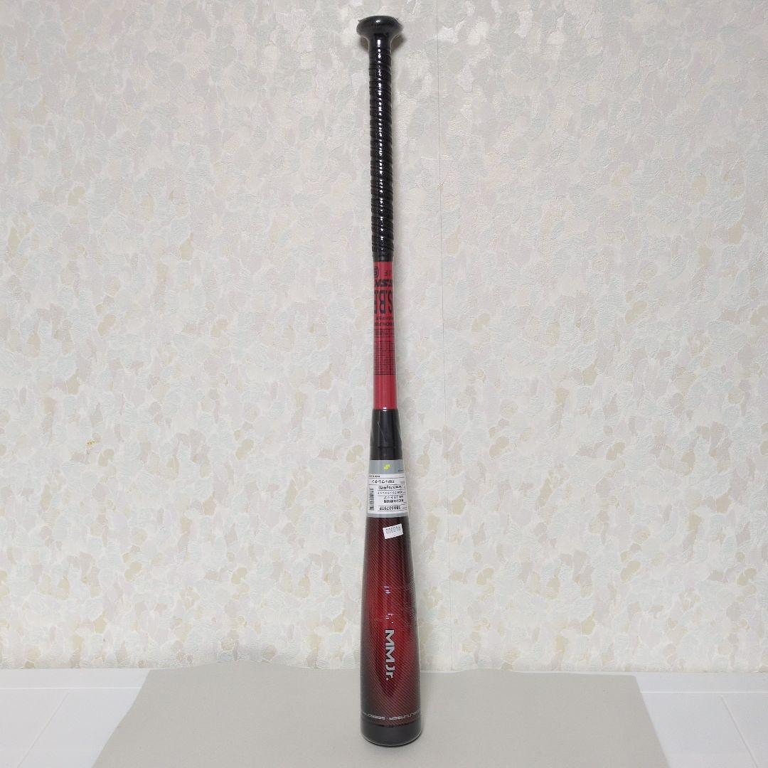 新品　MMJr.78cm トップバランス 軟式バット ブラック×レッド 新品 MMJr.78cm トップバランス 軟式バット ブラック×レッド エスエス