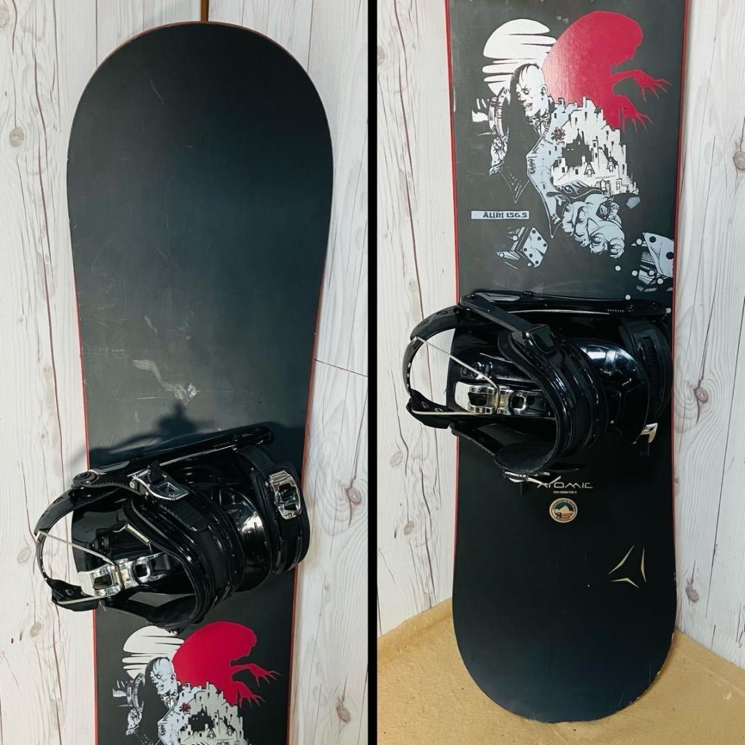 【希少】ATOMIC×K2 スノーボードビンディングセット 156.5cm
