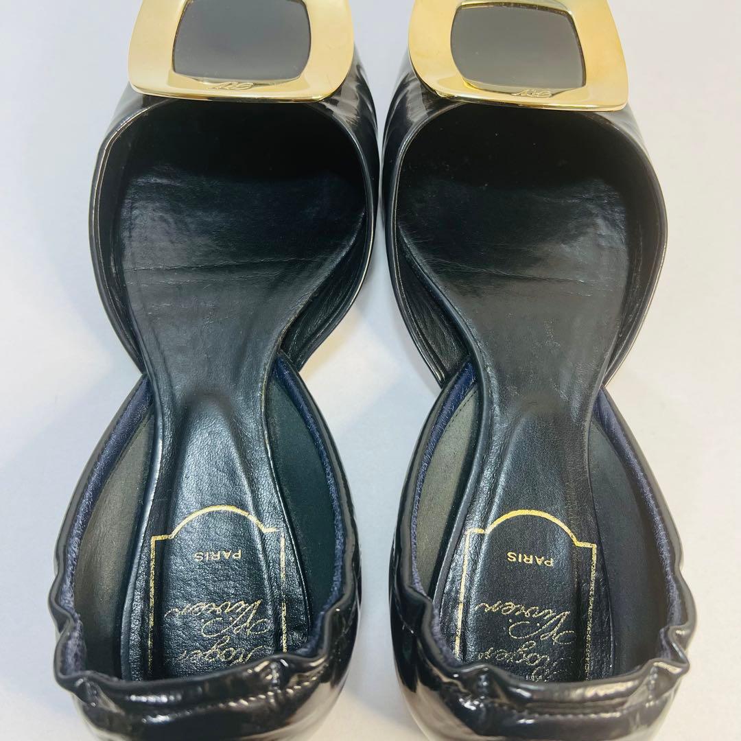 美品 RogerVivier ロジェヴィヴィエ フラットシューズ パンプス - メルカリ