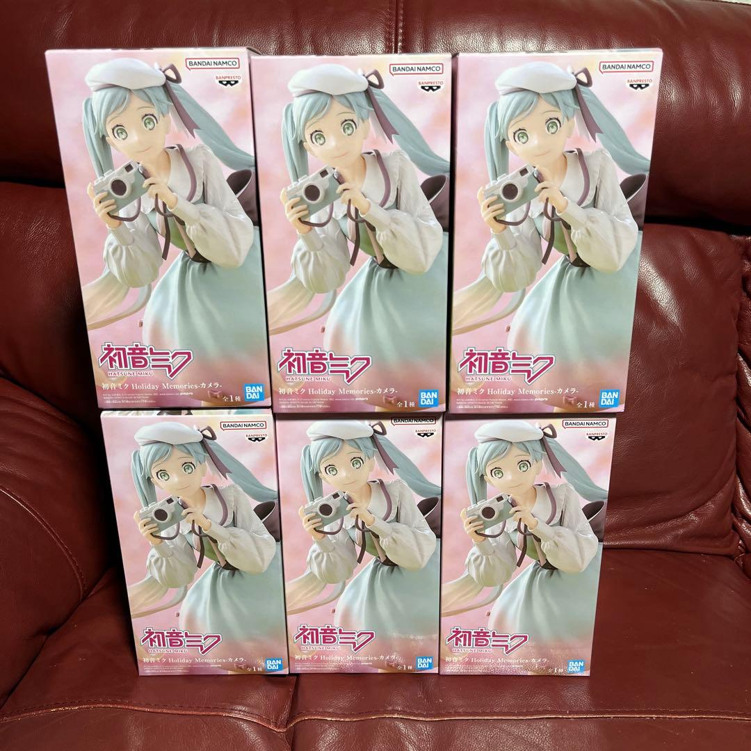 初音ミク　Holiday Memories カメラ　6体まとめ売り Amazon.co.jp: バンプレスト ボーカロイド 初音ミク (ホリデー