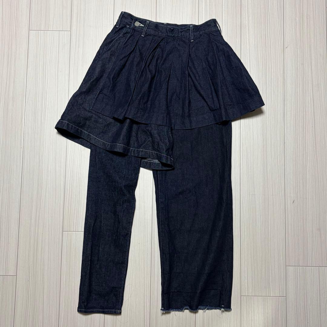 美品 PHENOMENON 2012SS アシンメトリー スカートデニム M 美品 M