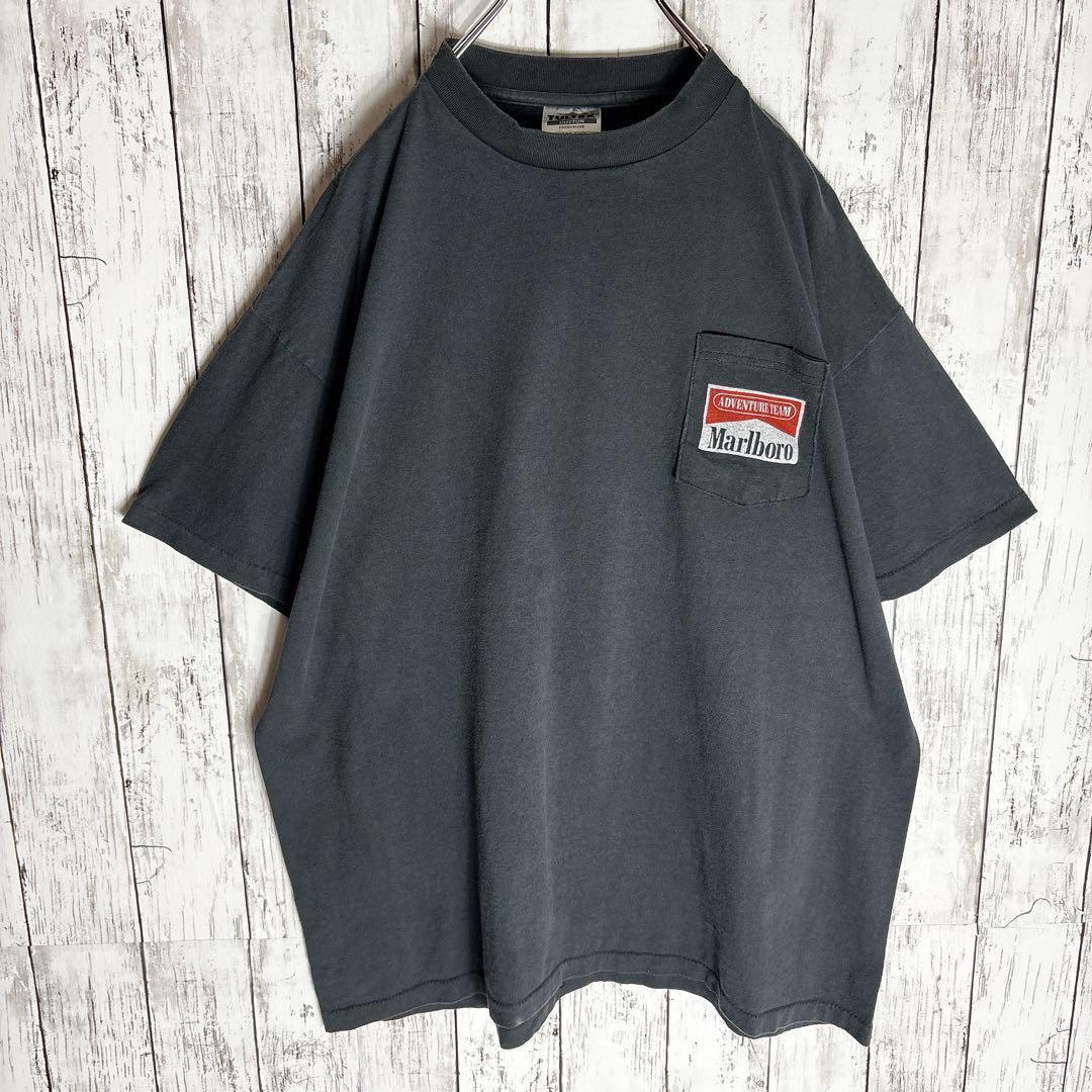 Marlboro マルボロ tシャツ スネークパス 両面 USA製 XL△□の通販