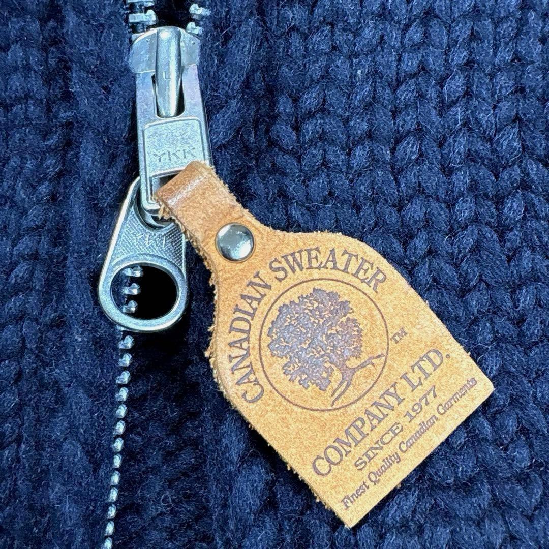 ✨カナダ製・別注✨カナディアンセーター×ロンハーマン カウチンニット