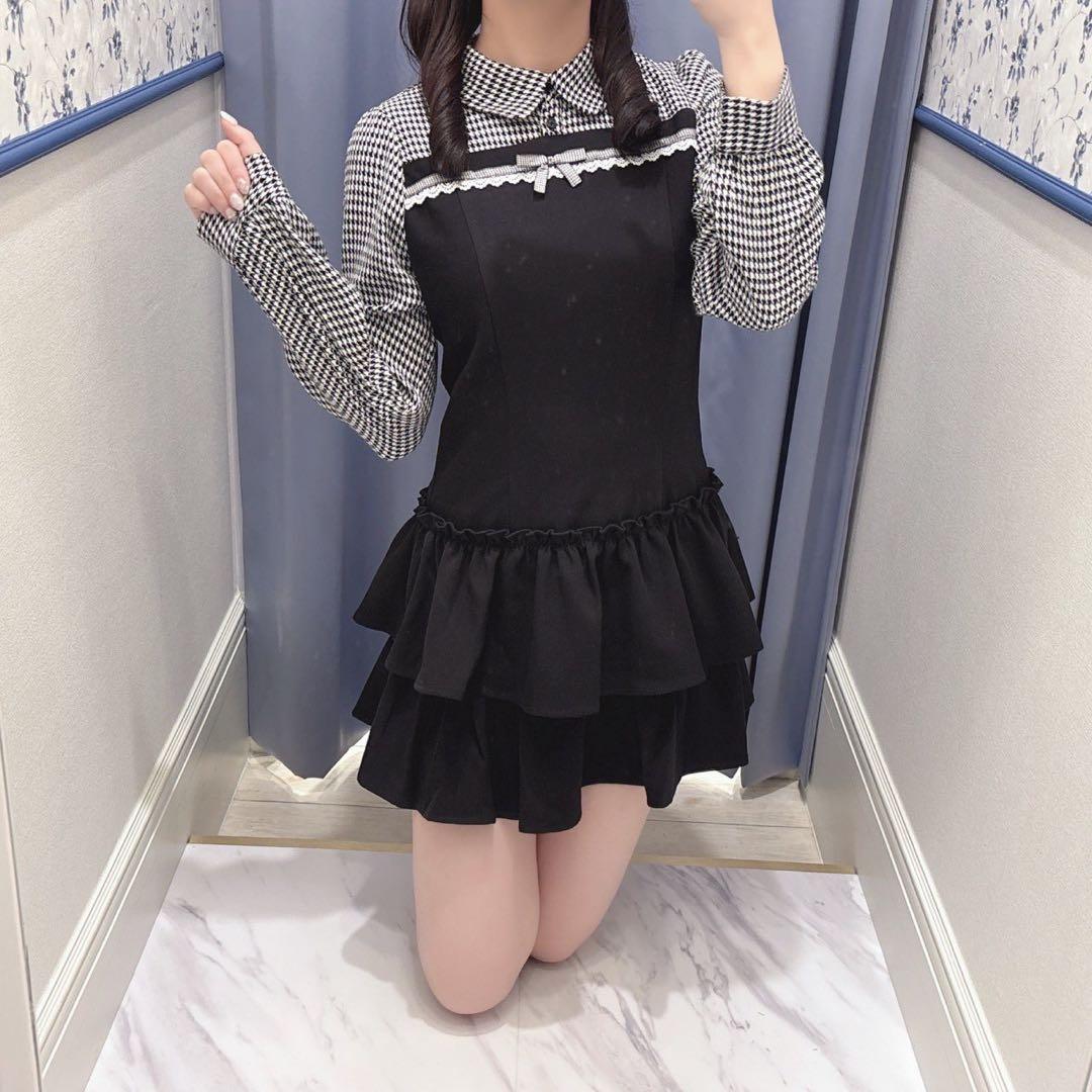 evelyn ティアードミニOP 長袖 ブラック evelyn池袋店 𝐜𝐨𝐦𝐢𝐧𝐠 𝐬𝐨𝐨𝐧…❤︎ #ティアードミニOP price