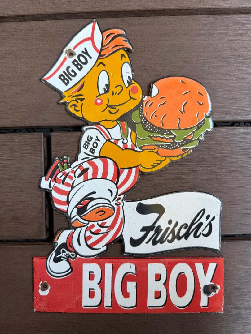 ビッグボーイ BIG BOY 看板 ビンテージ 25.5cm 世田谷ベース