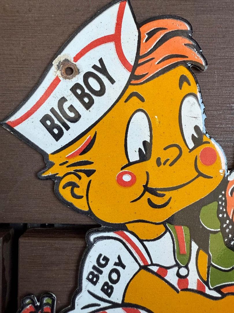 ビッグボーイ BIG BOY 看板 ビンテージ 25.5cm 世田谷ベース