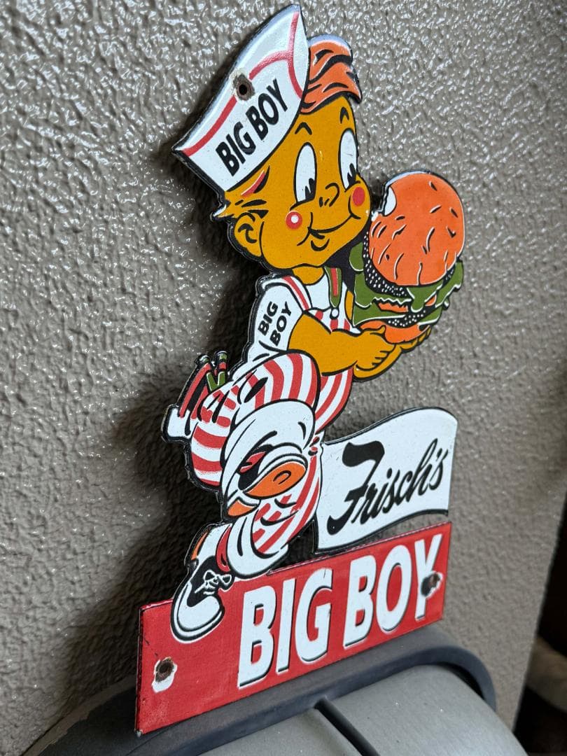 ビッグボーイ BIG BOY 看板 ビンテージ 25.5cm 世田谷ベース