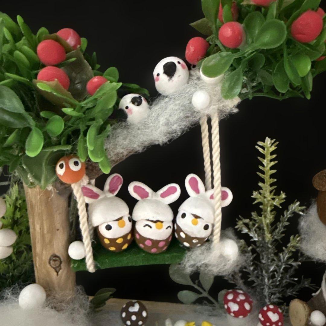 どんぐりアート♡節分オブジェ＆かまくらオブジェ2品♡ - メルカリ