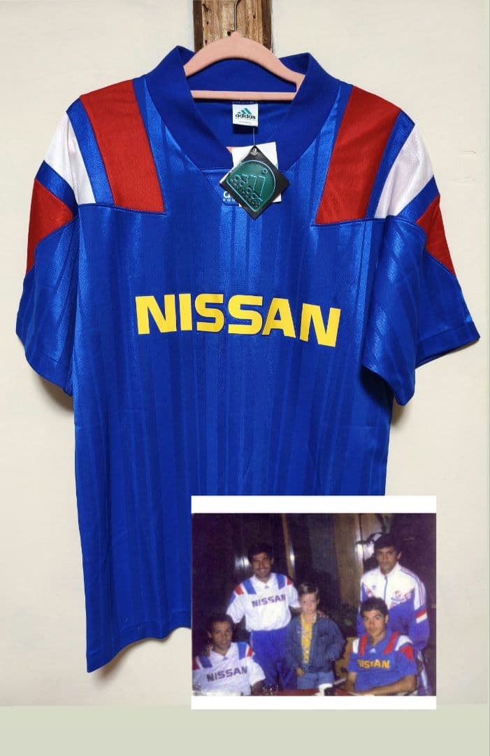 ウェア Adidas NISSAN 1992 Yokohama Marinos Yokohama Marinos x Nissan x Adidas This is the 1992 Home and Away