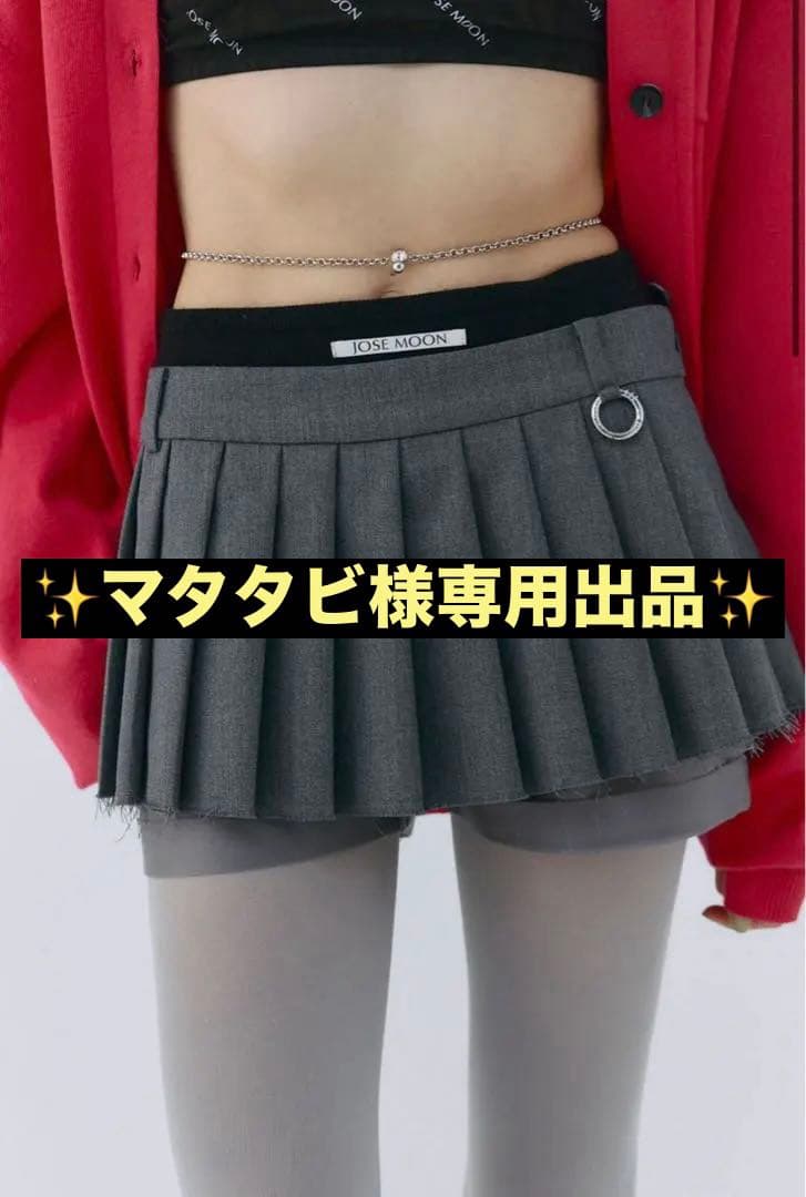 ☆マタタビ出品☆ 【JOSEMOON】PLEATS MINI SKIRT JOSE MOON（ジョゼムーン） スカート PLEATS MINI SKIRT/プリーツミニ