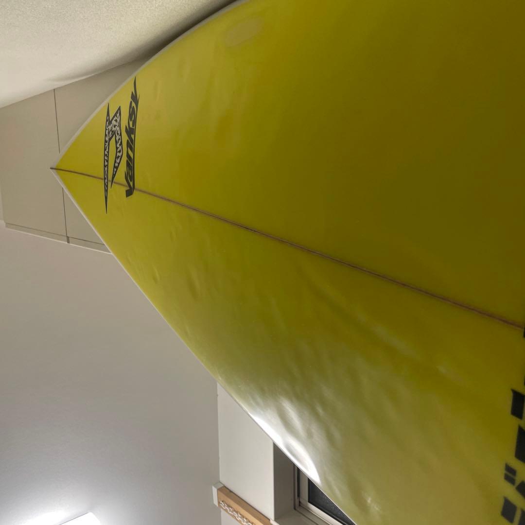 【引取希望】ジャスティスサーフボード　グレムリンキズモ5‘9 1/2 28.5L