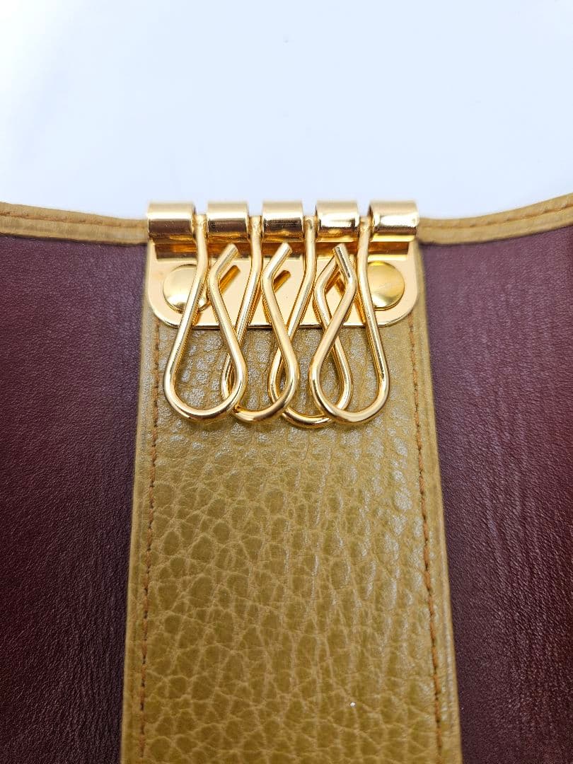 Cartier カルティエ レザー マストライン4連キーケース