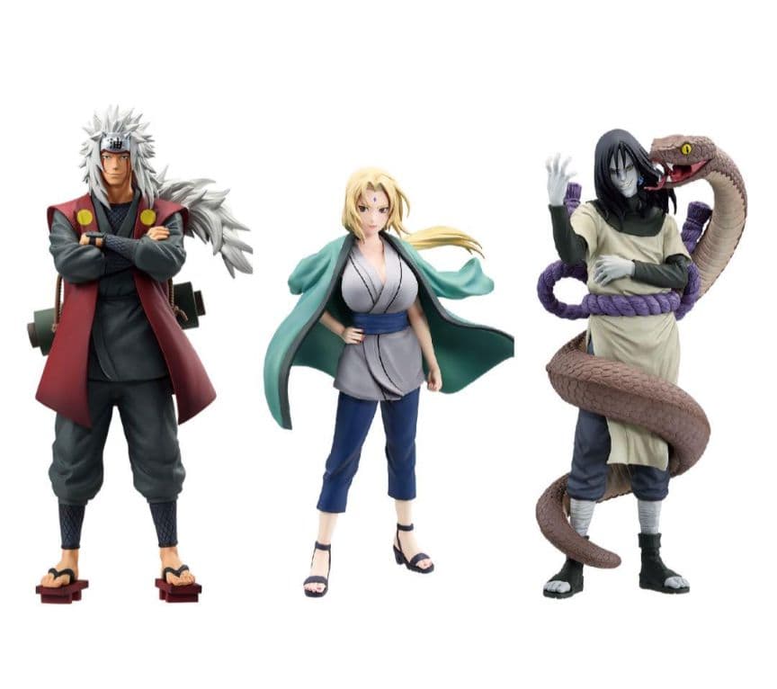 一番くじ NARUTO ナルト 疾風伝 伝説の三忍 A賞 B賞 C賞 3点セット