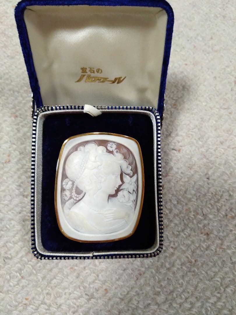 K18 カメオ　ブローチ　ペンダントトップ　CPE作 ギャラリーメイスン / K18 カメオ ペンダントトップ/ブローチ