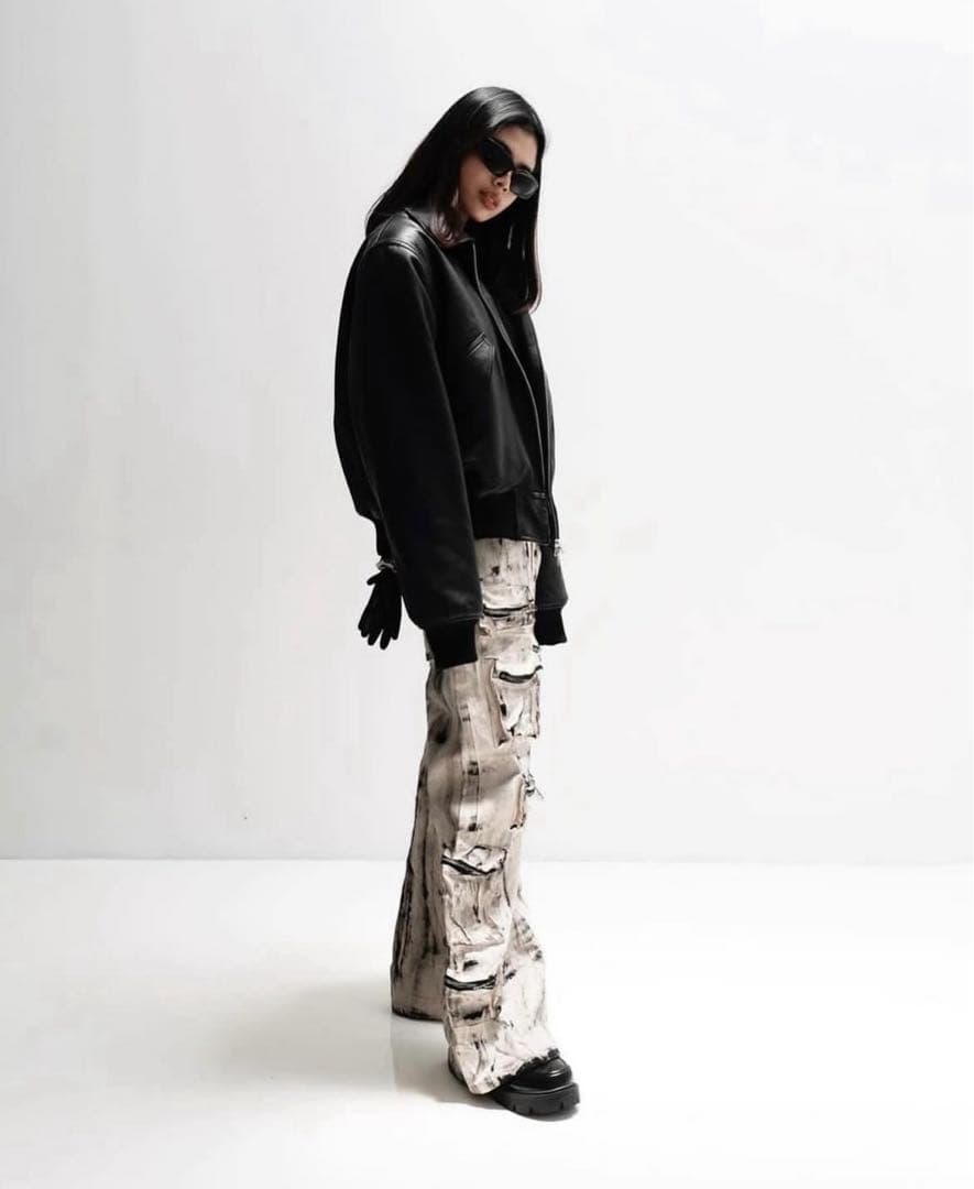 極美品 kraftwerk BK Flared Cargo カーゴパンツ - メルカリ