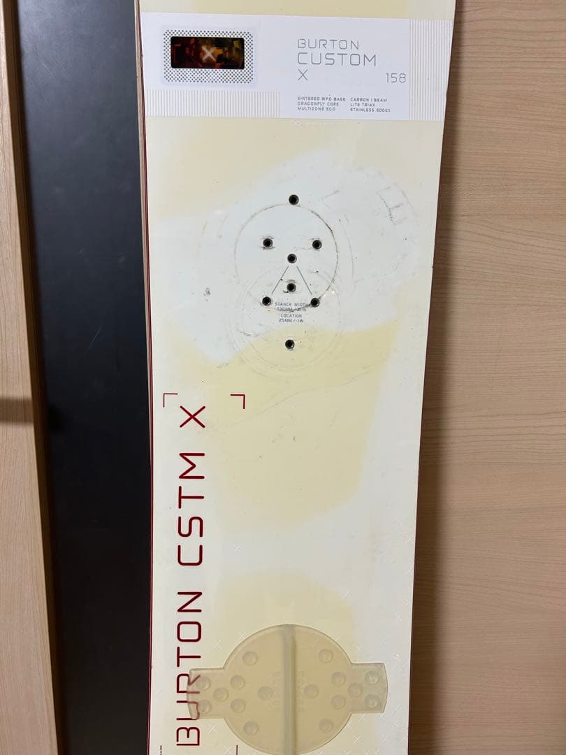 Burton Custom X 158 スノーボード【滑走面エッジ研磨済み】
