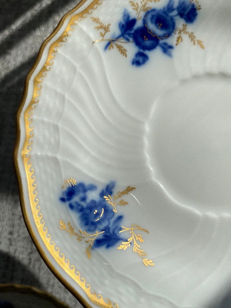 リチャードジノリ サンタマルゲリータ 金彩 カップ＆ソーサー 2客