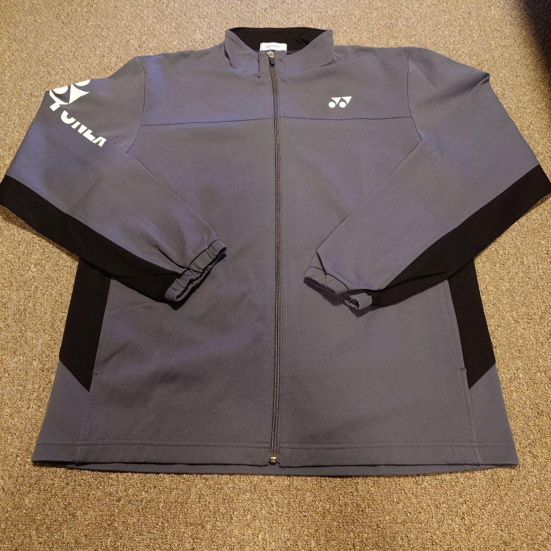 YONEX ウォームアップウェア チャコール×ブラック XO YONEX（ヨネックス） 女性用トレーニングウェア 上下セット 57083