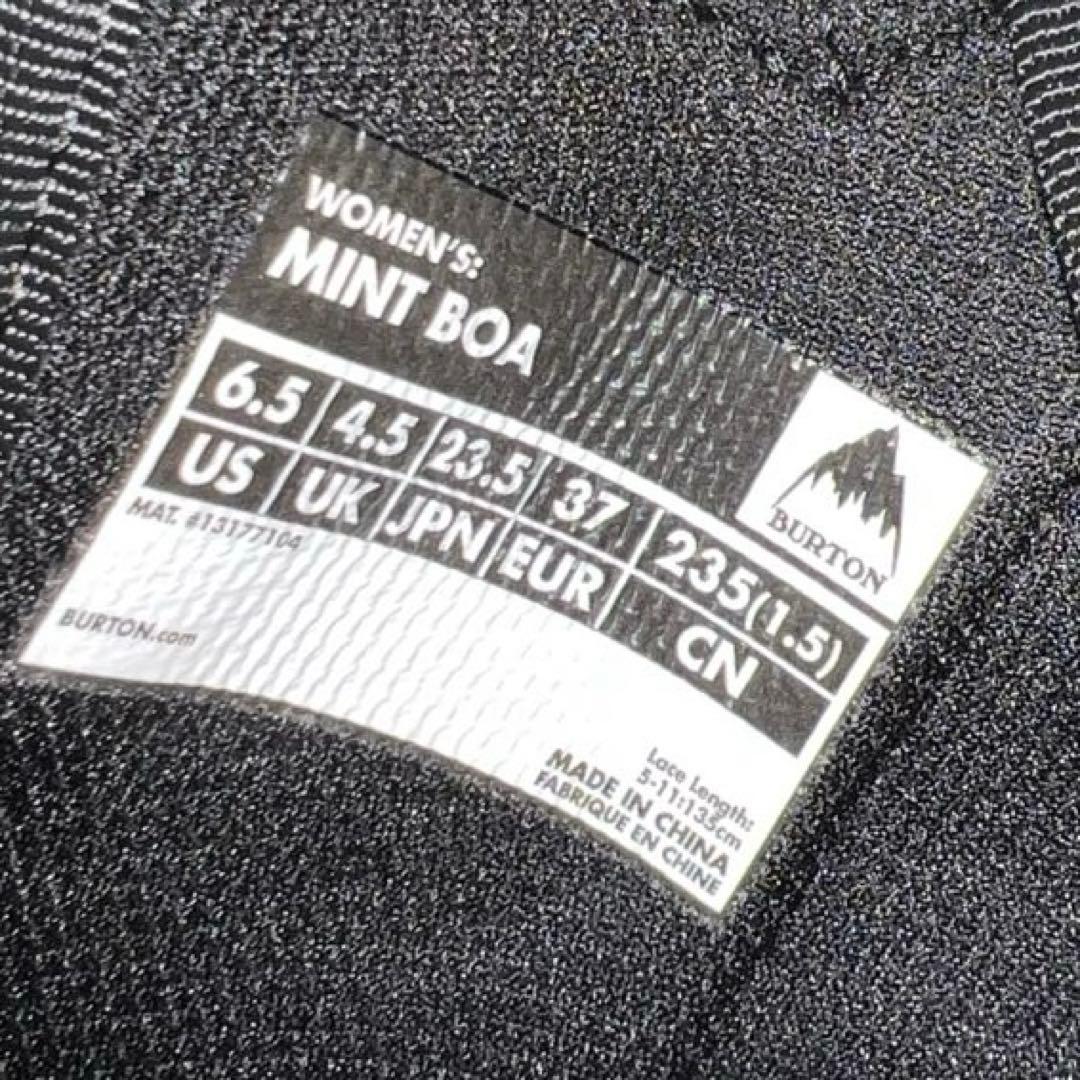 1回使用 美品 23.5cm BURTON MINT BOA スノーボードブーツ
