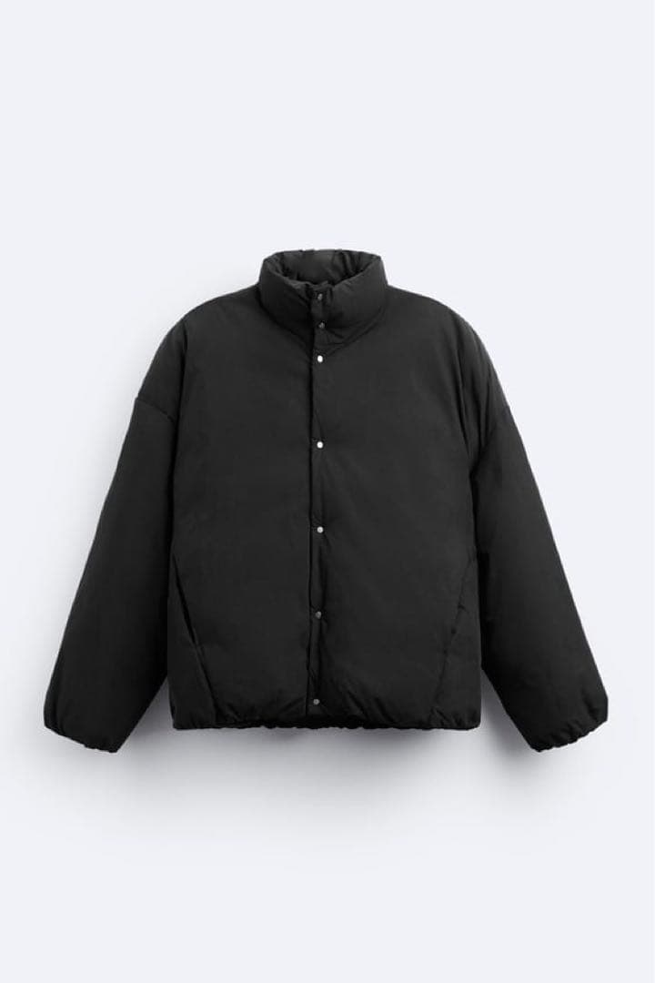 ZARA ザラ クロップド パフ ジャケット XL - メルカリ