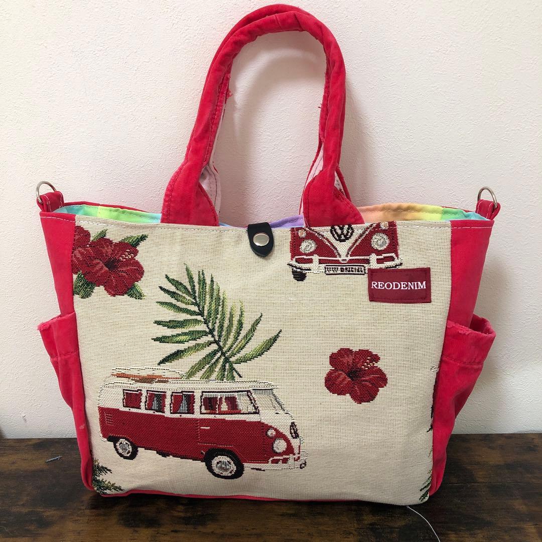 サイドポケットトートバッグ セール】 サイドポケットトートバッグソリッド◇ （トートバッグ