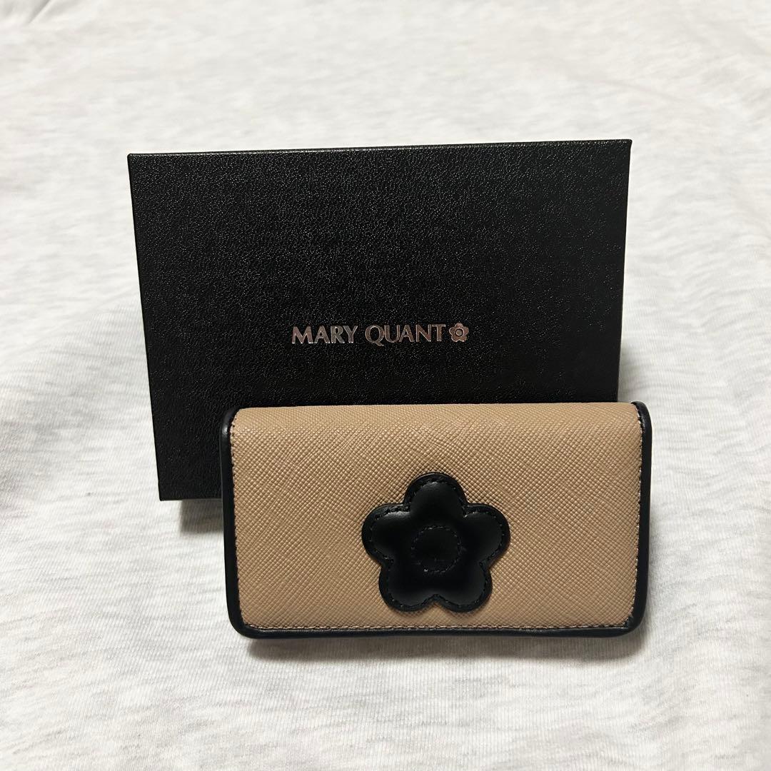 MARY QUANT フラワーモチーフ キーケース
