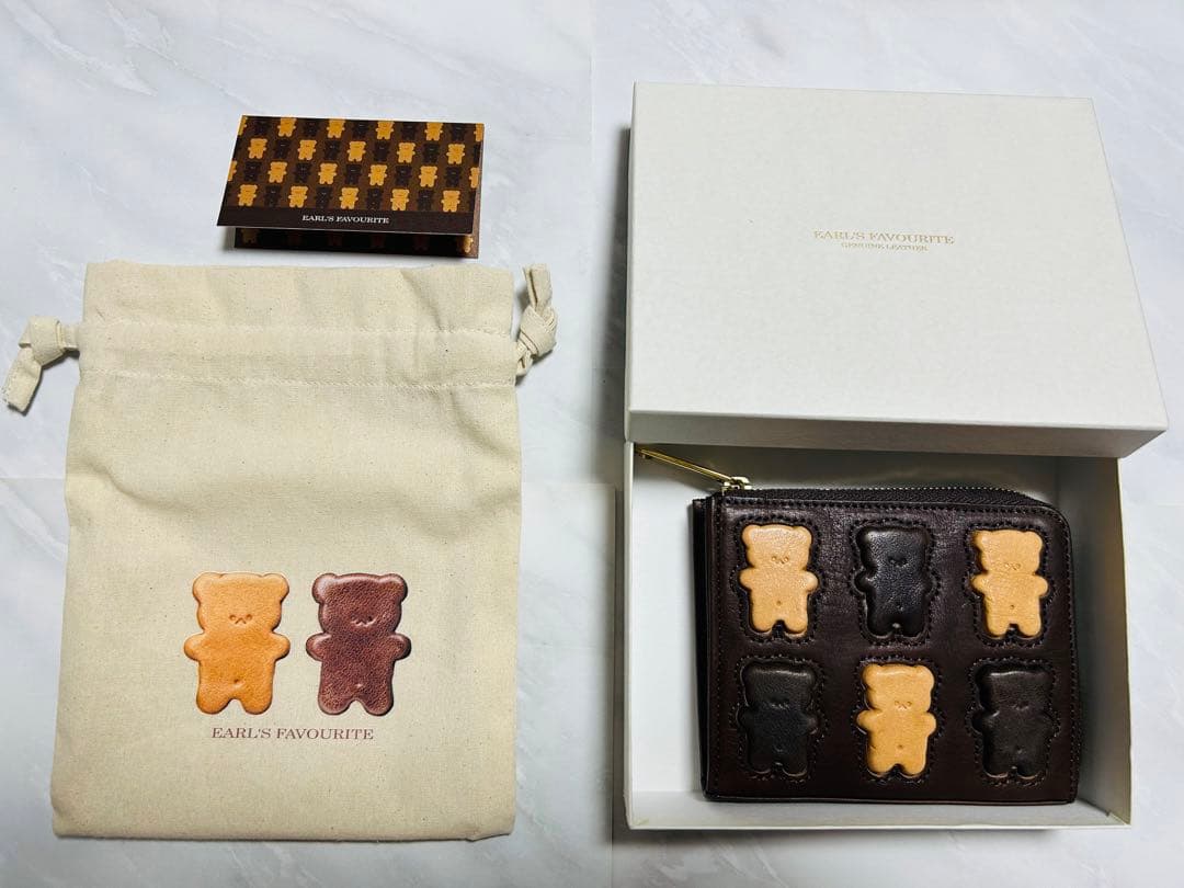earl's favourite アールスフェボリット くまちゃんブラウニー財布