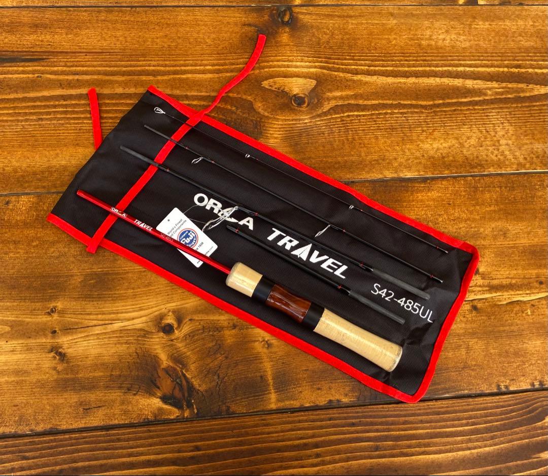 トラウトロッド ウッド調 485UL 424UL スピニングロッド パックロッド