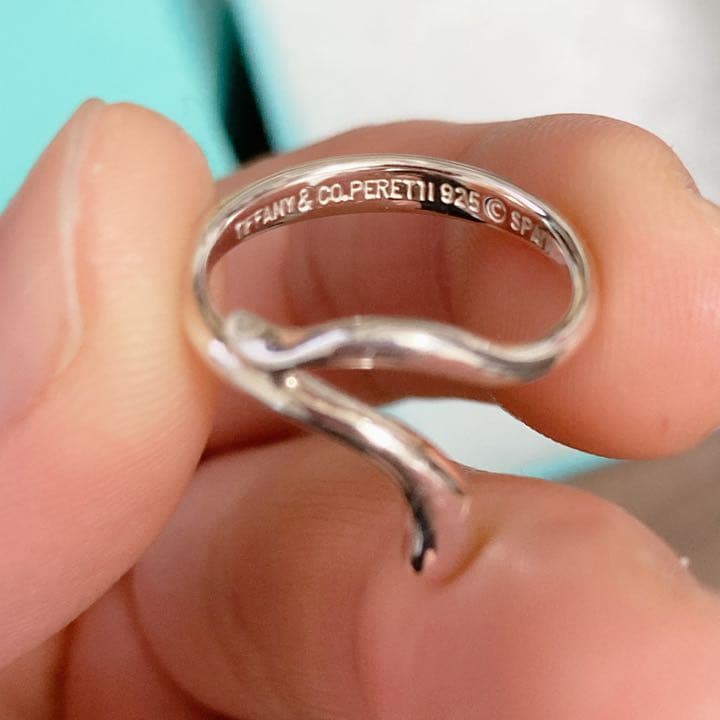 TIFFANY ティアドロップ リング 指輪 8号 - メルカリ
