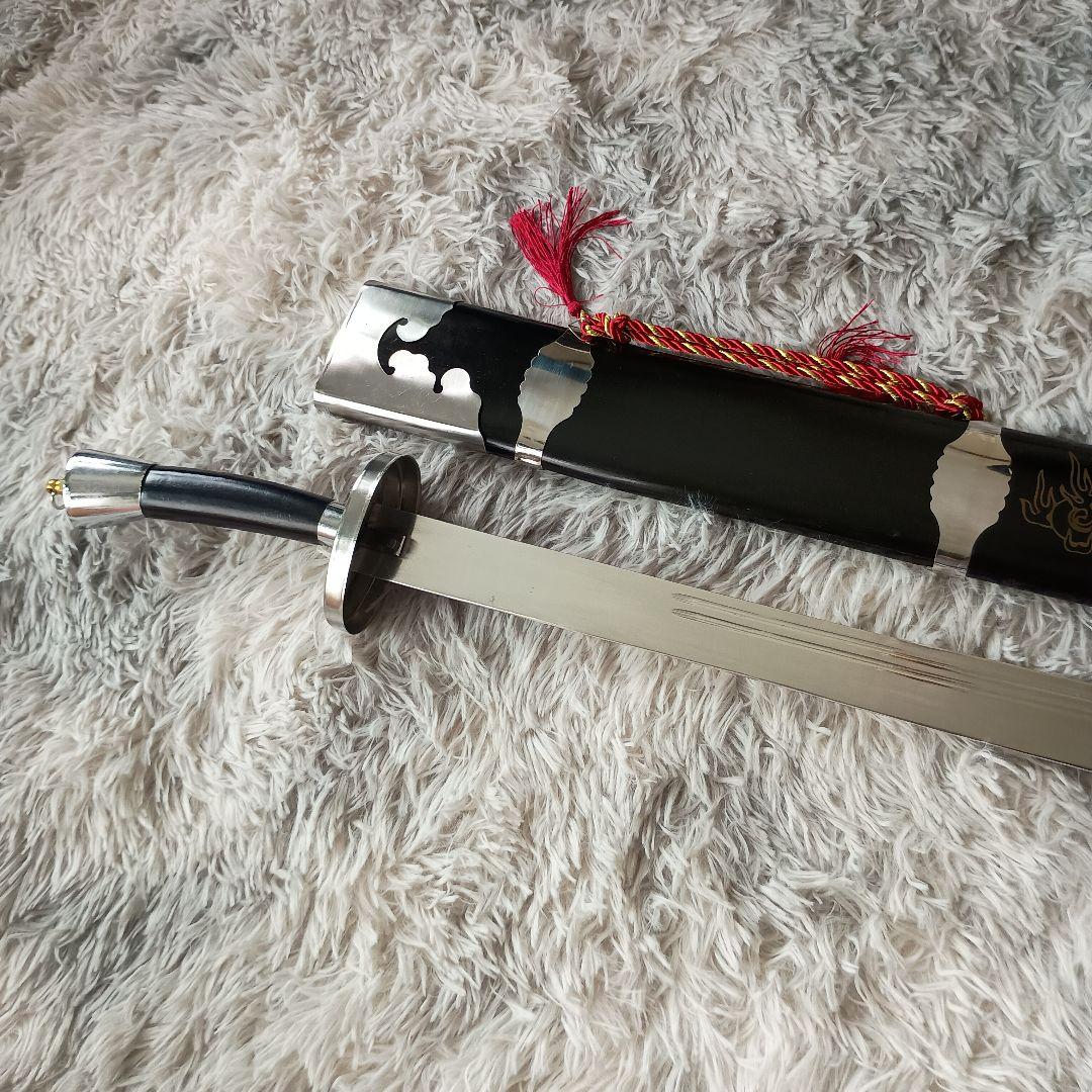 太極拳 刀 柳葉刀 中国武術 カンフー 美品 おまけ・刀彩二枚付き