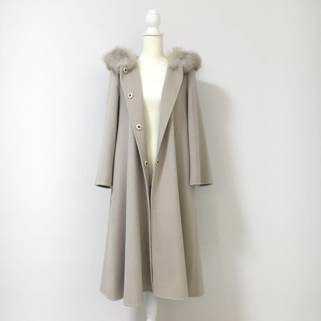 近年美品 定価63万円 FOXEY フォクシー カシミヤ100% コート - メルカリ