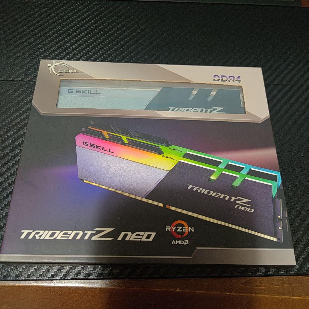 メモリー G.SKILL TRIDENT Z NEO DDR4 16GB 3200MHz G.SKILL Trident Z Neo (For AMD Ryzen) Series 32GB (2 x 16GB) 288