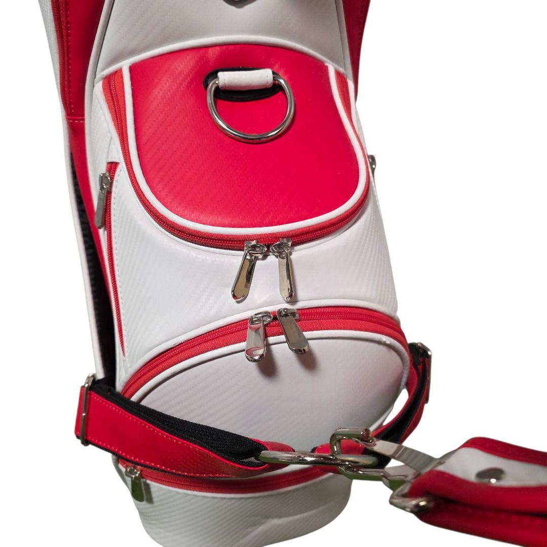 Castrol キャディバッグ 赤白 三点式 カストロール 希少 レア - メルカリ