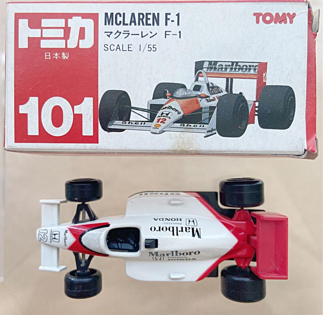 トミカ赤箱No.101マクラーレンF1 日本製 - メルカリ