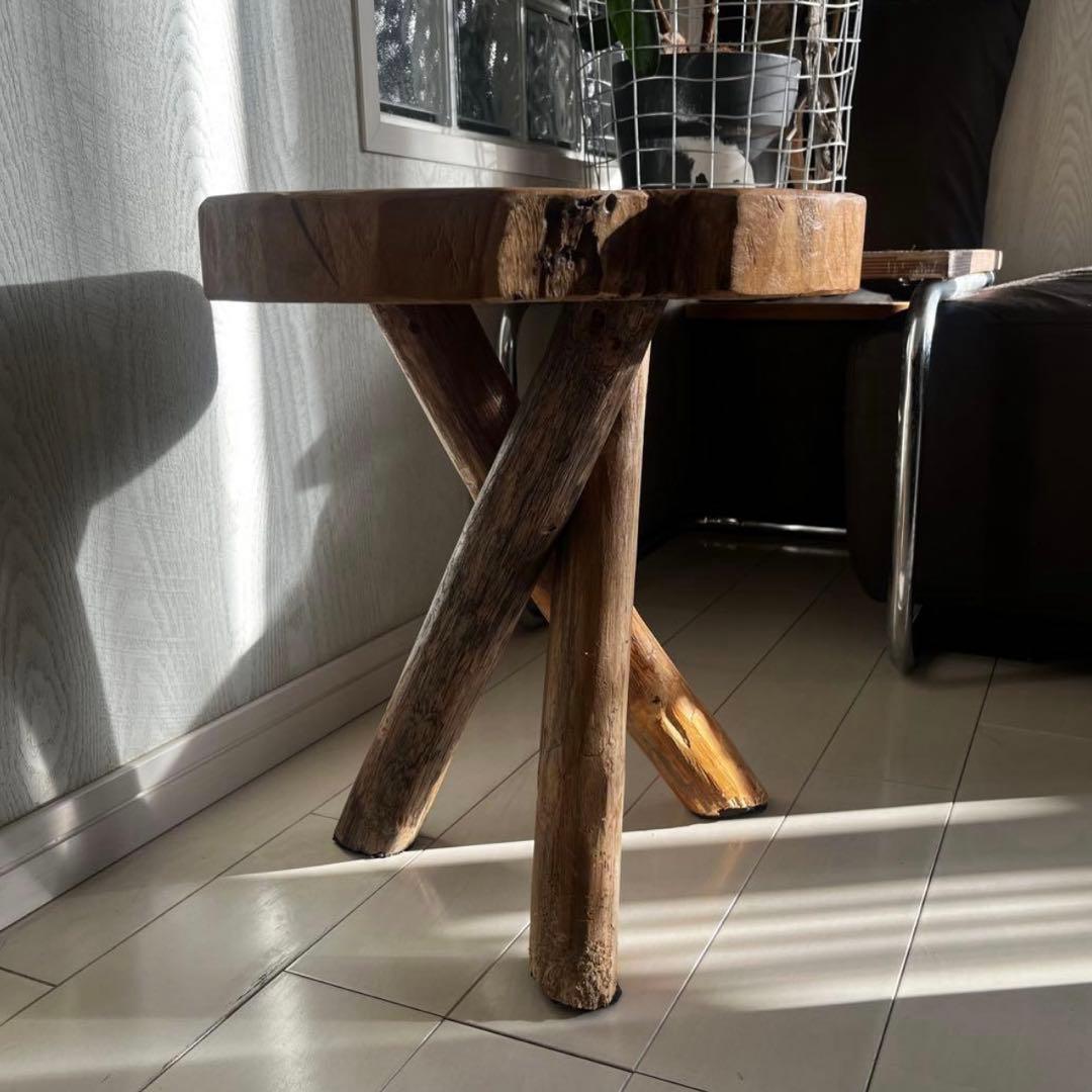 Garage Shibuya スツール 木製 一点もの - メルカリ