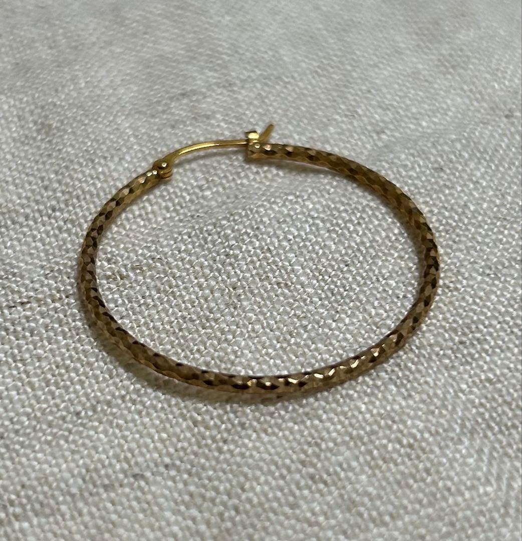 COCOSHNIK ココシュニック K18 フープピアス※片耳分