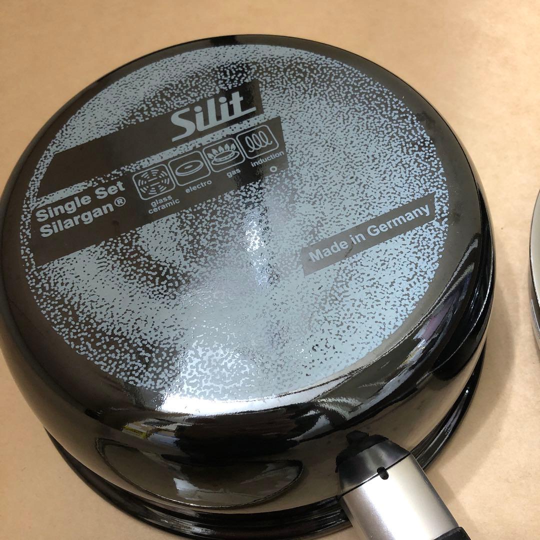未使用 Silit シリット シングルセット シラルガン ブラック 片手鍋