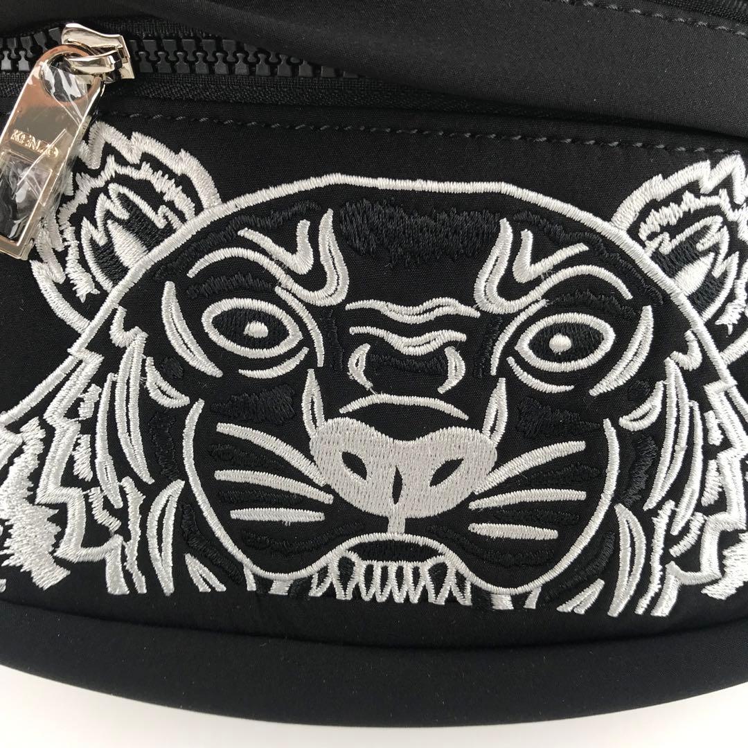 新品未使用 KENZO ボディーバッグ 立体刺繍 虎 ホワイト - メルカリ