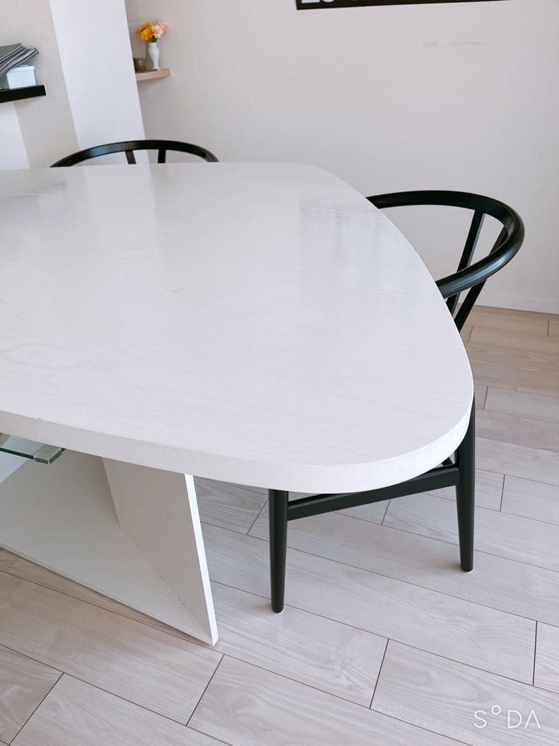 わふわふ様専用】希少！ オーダー TECTA M21ダイニングテーブル 白