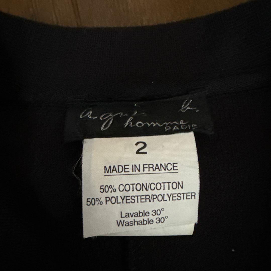 F*y様 希少 アニエスベー ダブルブレスト ピーコート フランス製