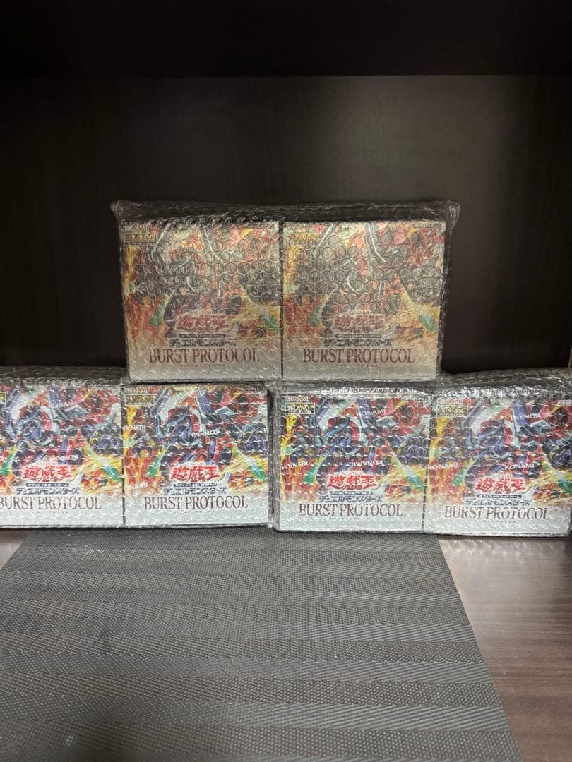 完全未開封シュリンク付き　遊戯王OCG BURST PROTOCOL 6box コナミデジタルエンタテインメント 新品 遊戯王OCG デュエル