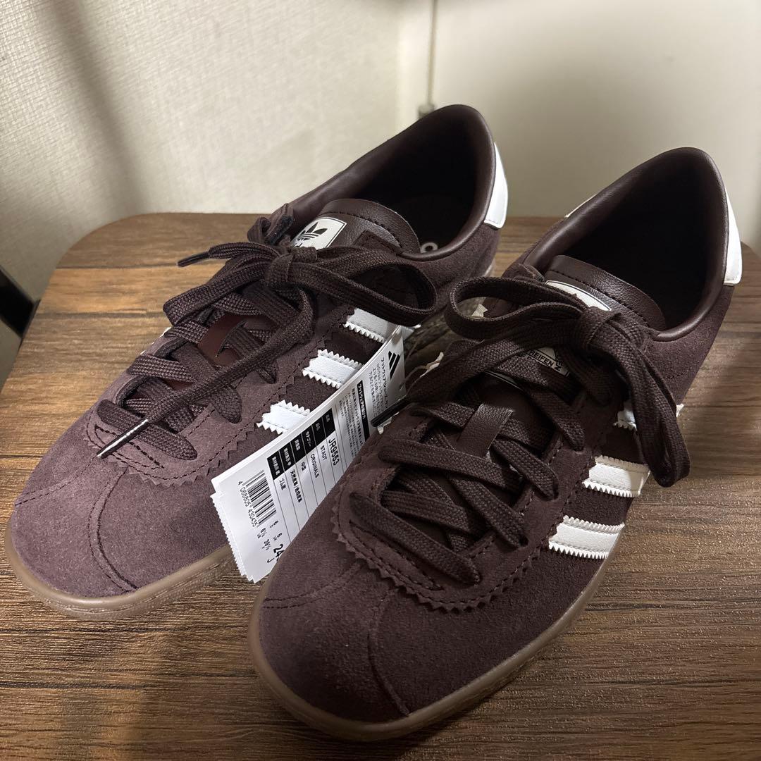新品未使用 adidas originals STADT 24.5cm ブラウン