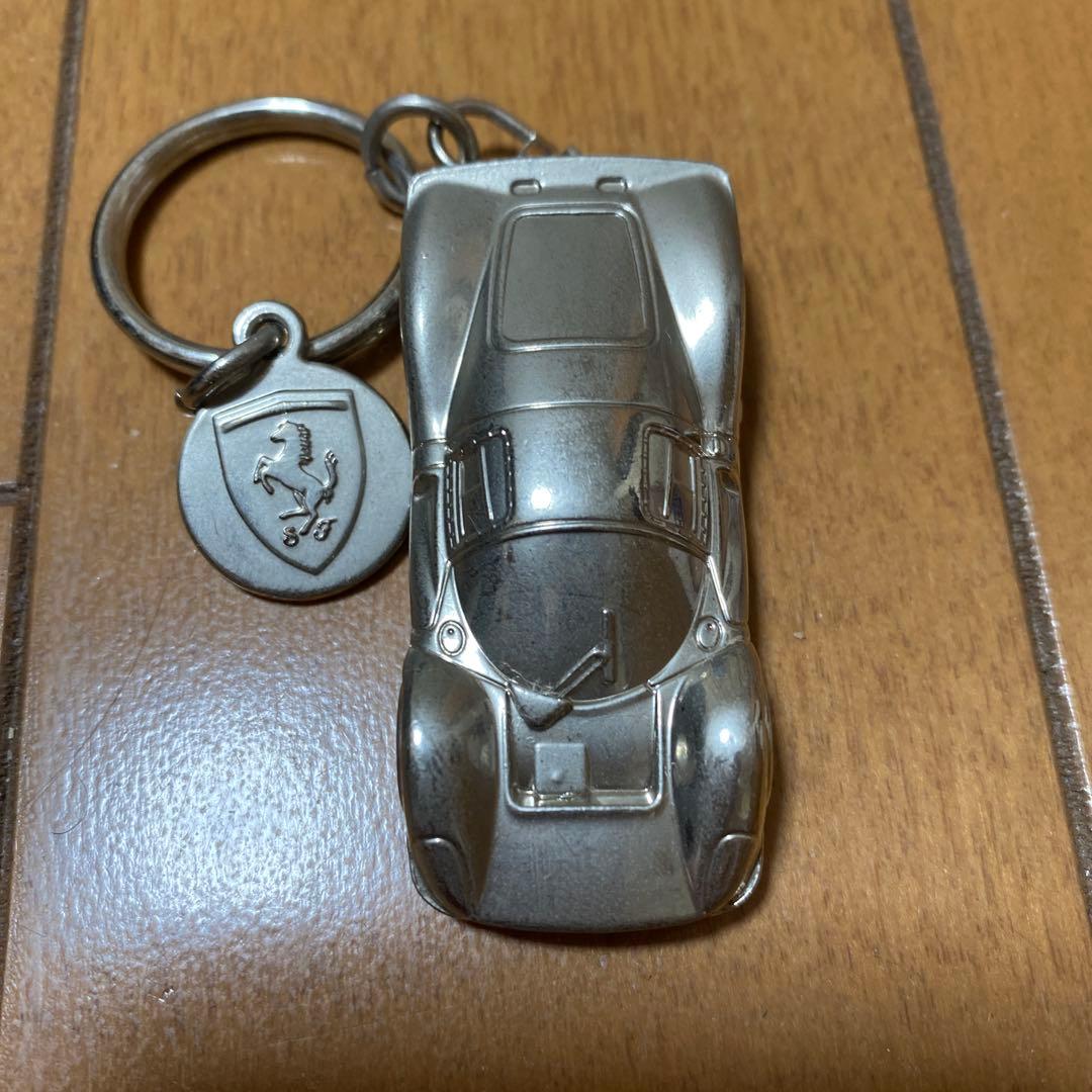 フェラーリ P3 ミニカー型キーホルダー 1 個ミニフェラーリフォーミュラ F1 キーホルダー亜鉛合金金属