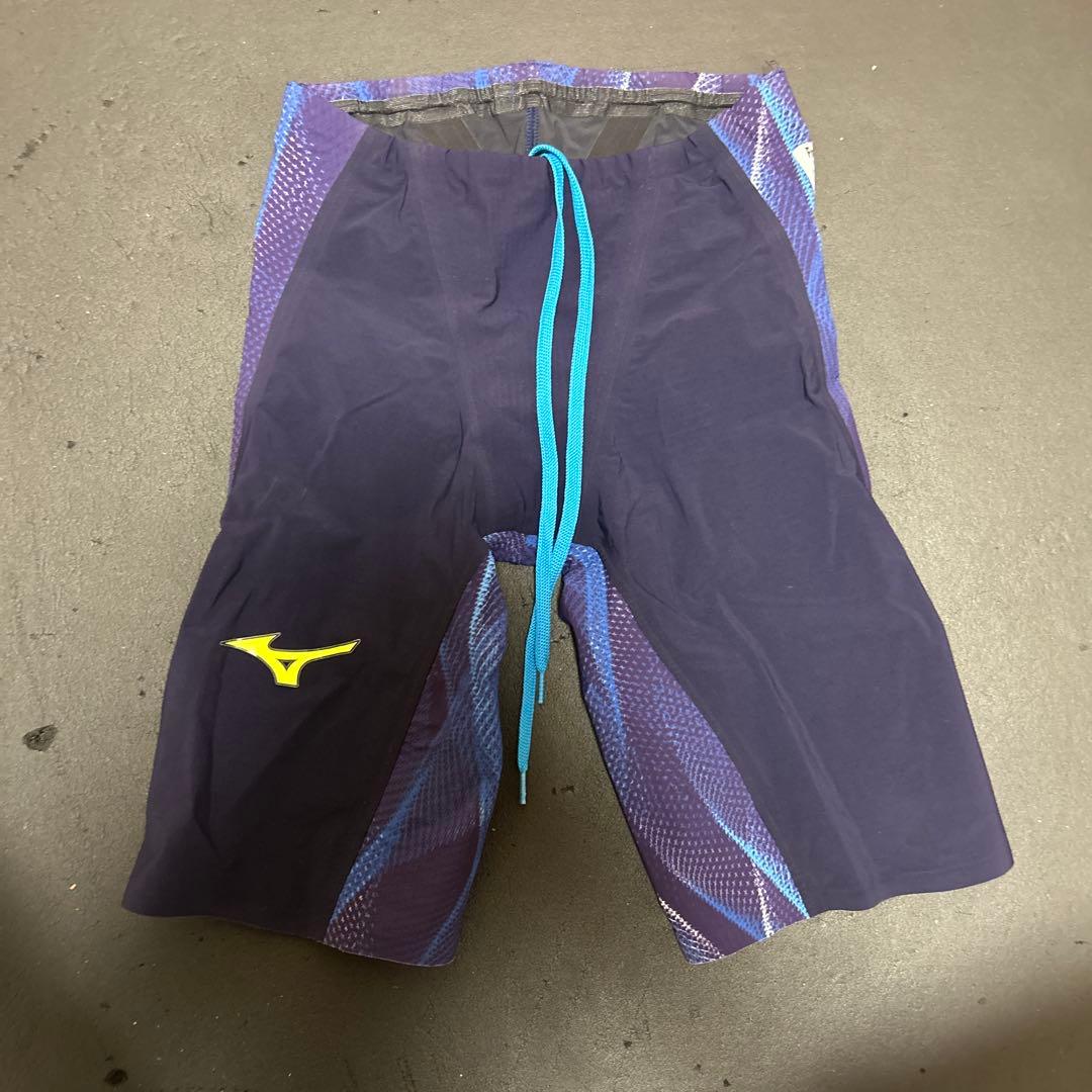 Mizuno 競泳水着 紫/青 グラデーション　高速水着　M GX・SONIC V MR】競泳用ハーフスーツ|N2MG0202|競泳水着|スイム|ミズノ