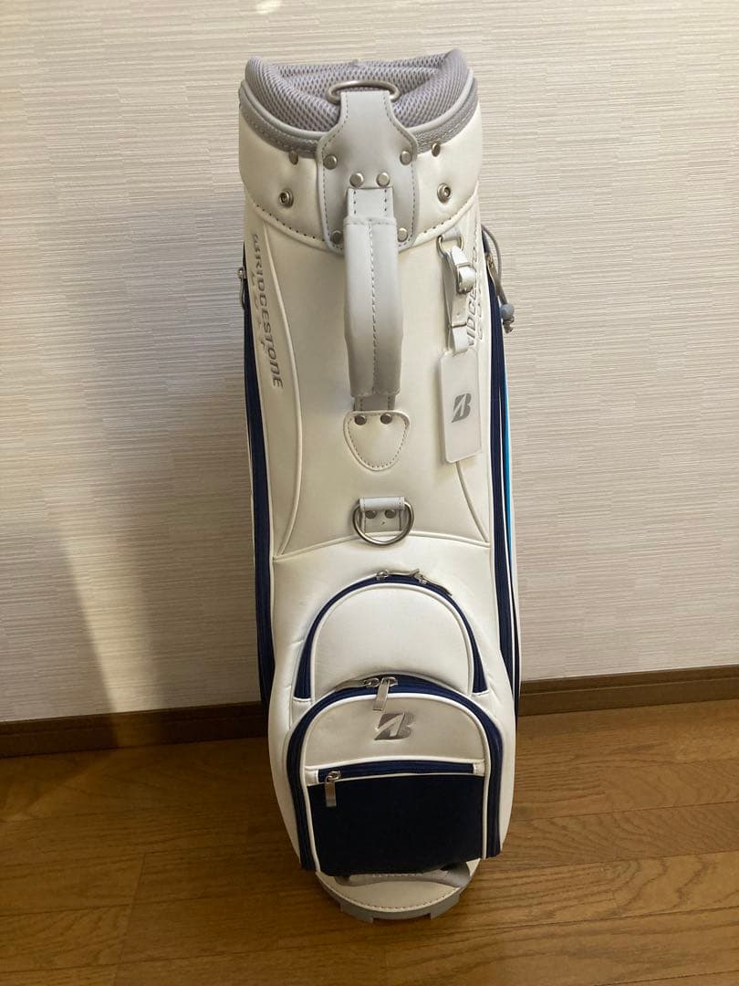 ブリヂストン 軽量キャディバッグ 8型 ネイビーの通販はau PAY