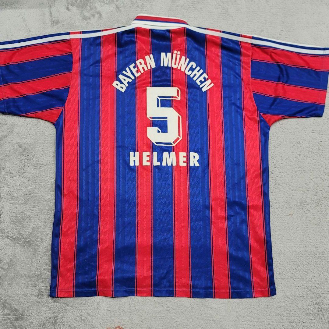 バイエルン・ミュンヘン 95 ユニフォーム 5番 ヘルマー adidas 赤 青