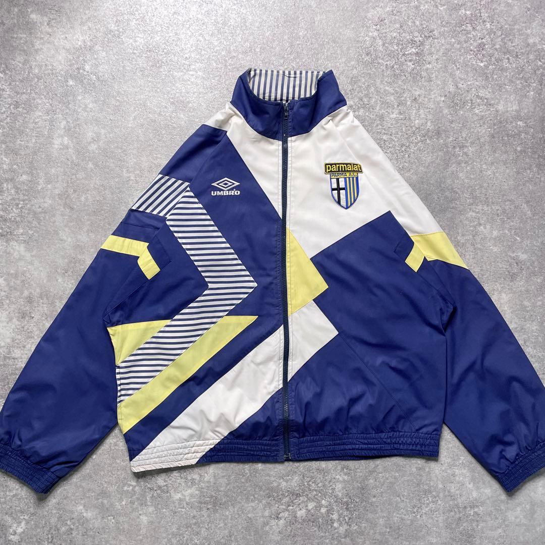 正規品90s UMBRO PARMA A.C. track jacket】 - メルカリ