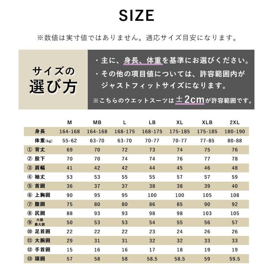 Helei Waho フルスーツ 5.0mm サイズLB