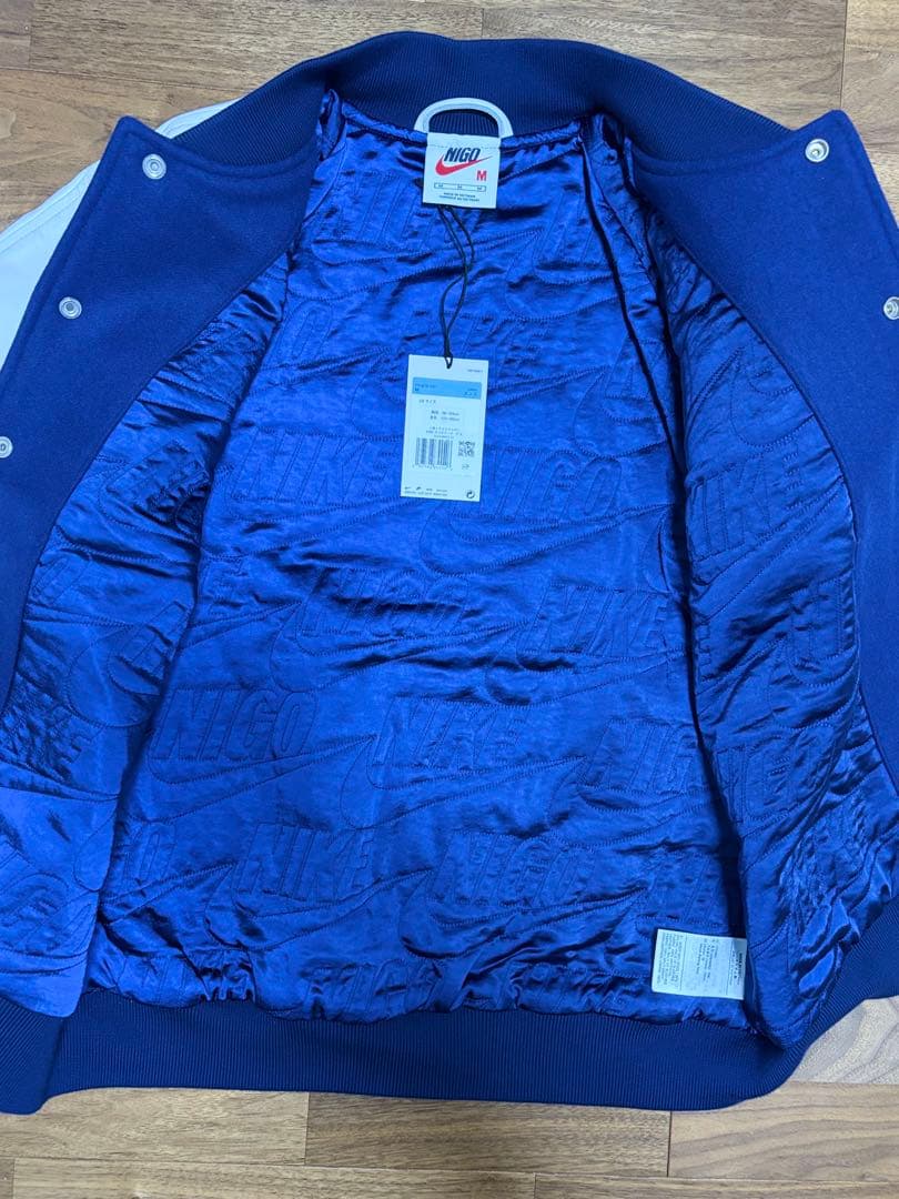 ニゴー x ナイキ NRG バーシティジャケット \"ネイビー\"（NIGO)